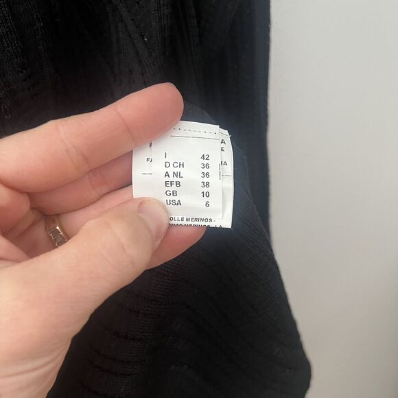 M Missoni Women’s‎ Cowl Neck Wrap Long Sleeve Tunic Lambs Wool Blend Size 6 - Picture 7 of 16